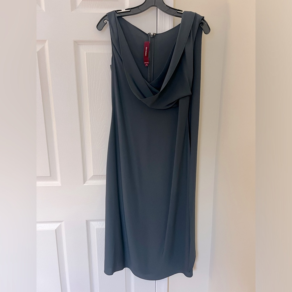Sies Marian over the shoulder drape midi dress